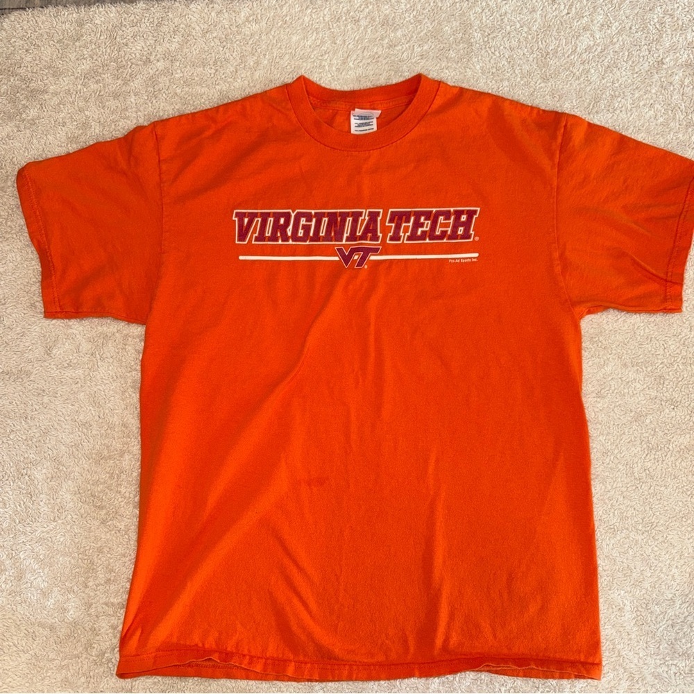 Virginia Tech Orange Graphic Tee - Men's Large